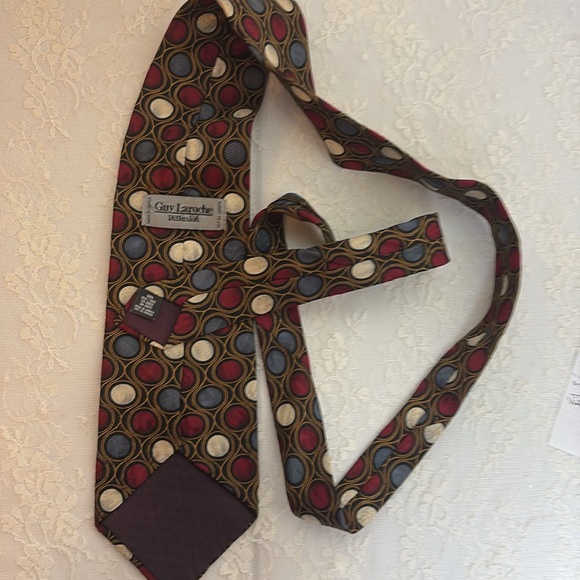 Guy Laroche Diffusion Silk Necktie - Picture 2 of 4